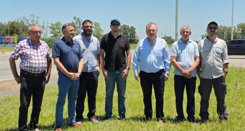 El Senador Michlig anunció que comienza la construcción de la ROTONDA en el cruce de la RN 34 y RP 39 -Arrufó-