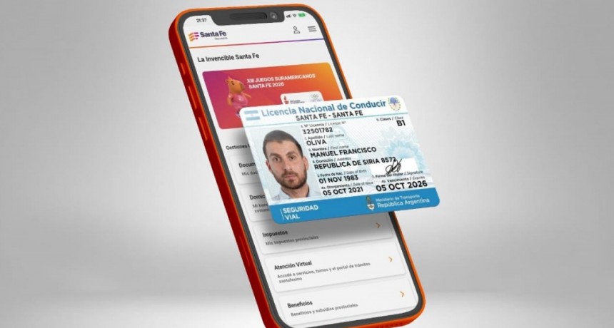 Territorio 5.0: las licencias de conducir digitales en la aplicación Mi Santa Fe ya tienen validez en la provincia