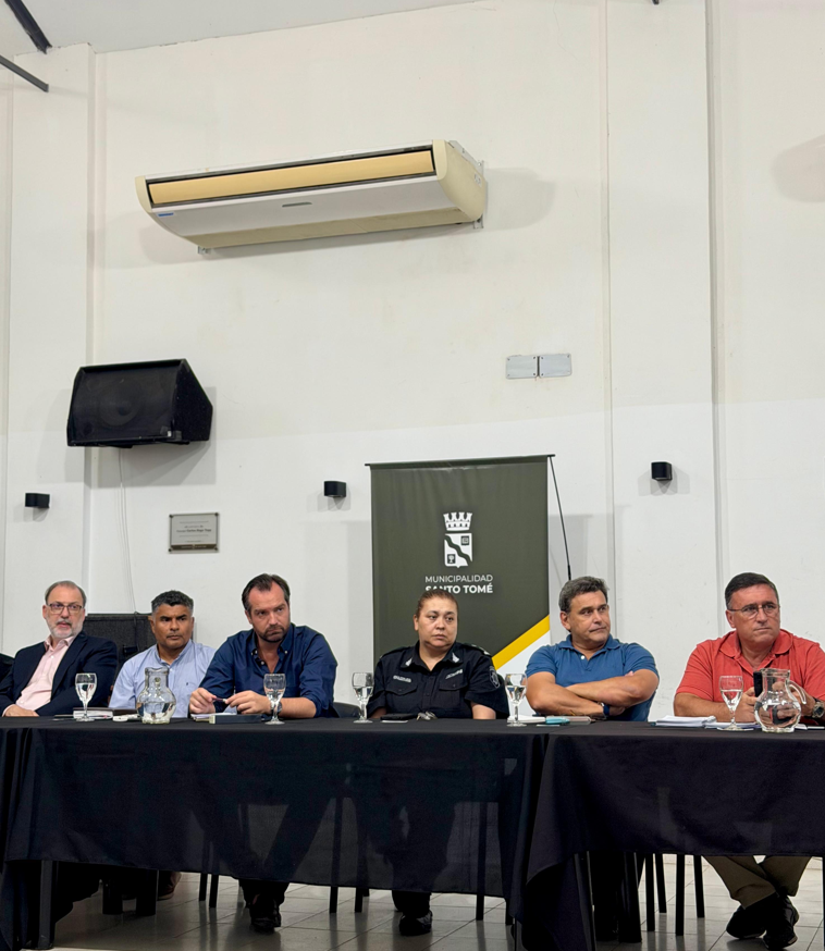 La Municipalidad Santo Tom&eacute; encabez&oacute; una nueva reuni&oacute;n del Consejo Municipal de Seguridad