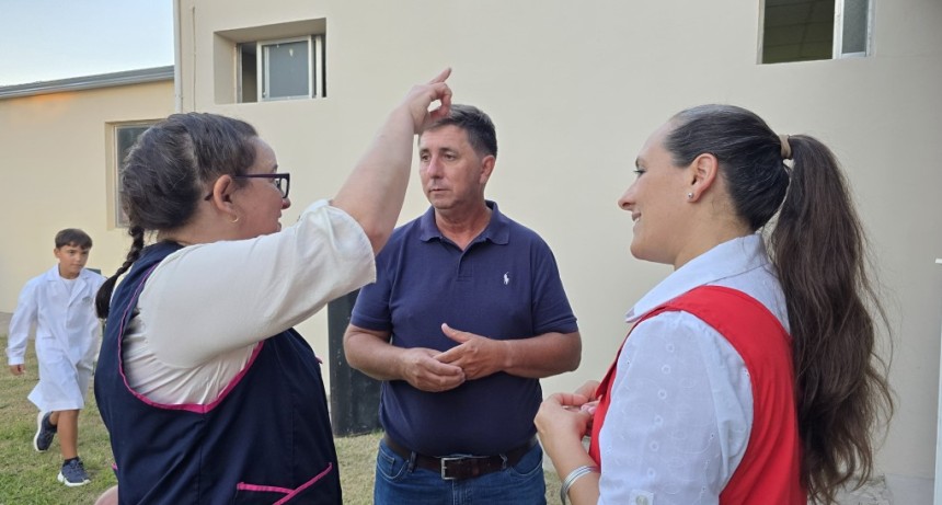 Pirola resalt&oacute; el trabajo conjunto tras la ampliaci&oacute;n en escuelas de San Jer&oacute;nimo del Sauce