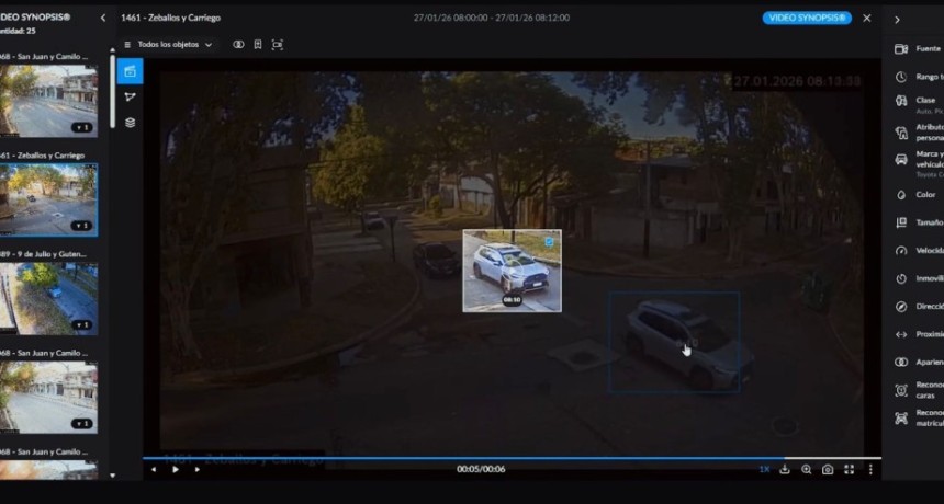 El sistema Lince permiti&oacute; reconstruir el recorrido de una banda que comet&iacute;a robos en Rosario