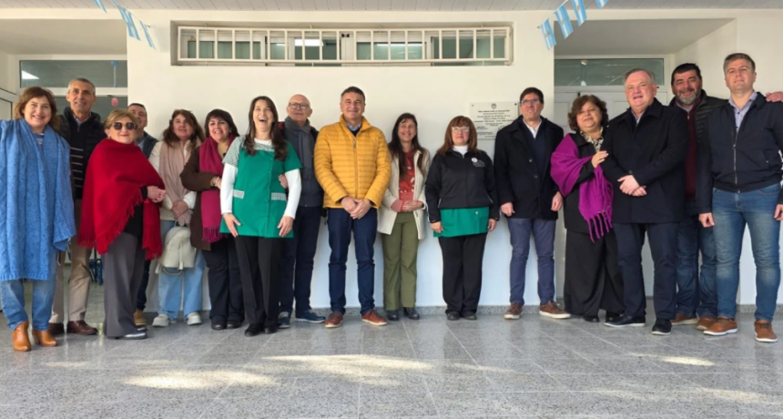 El senador Michlig y el ministro Goity inauguraron dos nuevas aulas en el Jard&iacute;n de Infantes N&deg; 141 de San Crist&oacute;bal