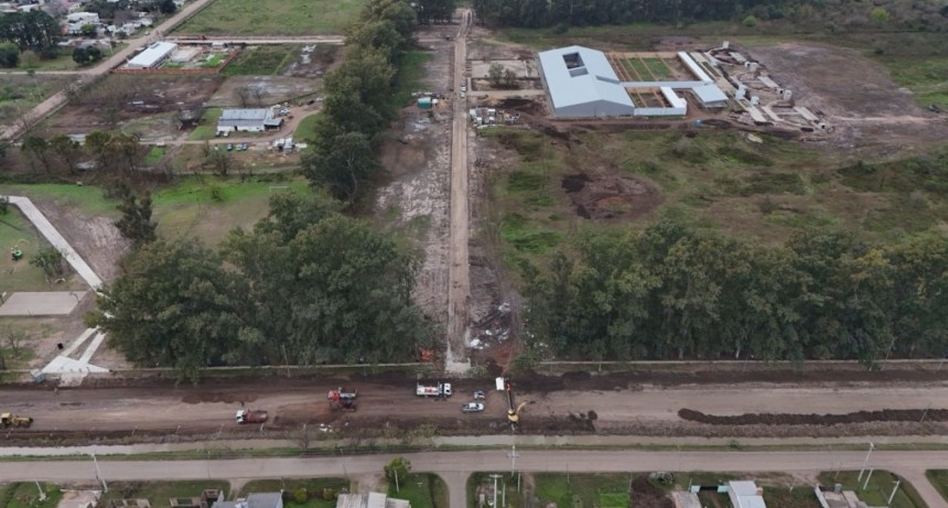 El Gobierno de Pullaro impulsa una obra clave para mejorar y ampliar la red de agua potable en Recreo