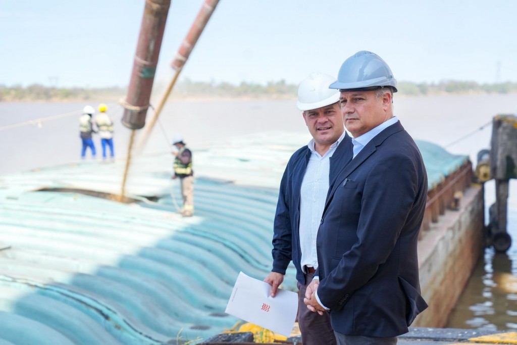 Parte un nuevo embarque de soja desde el Puerto de Santa Fe