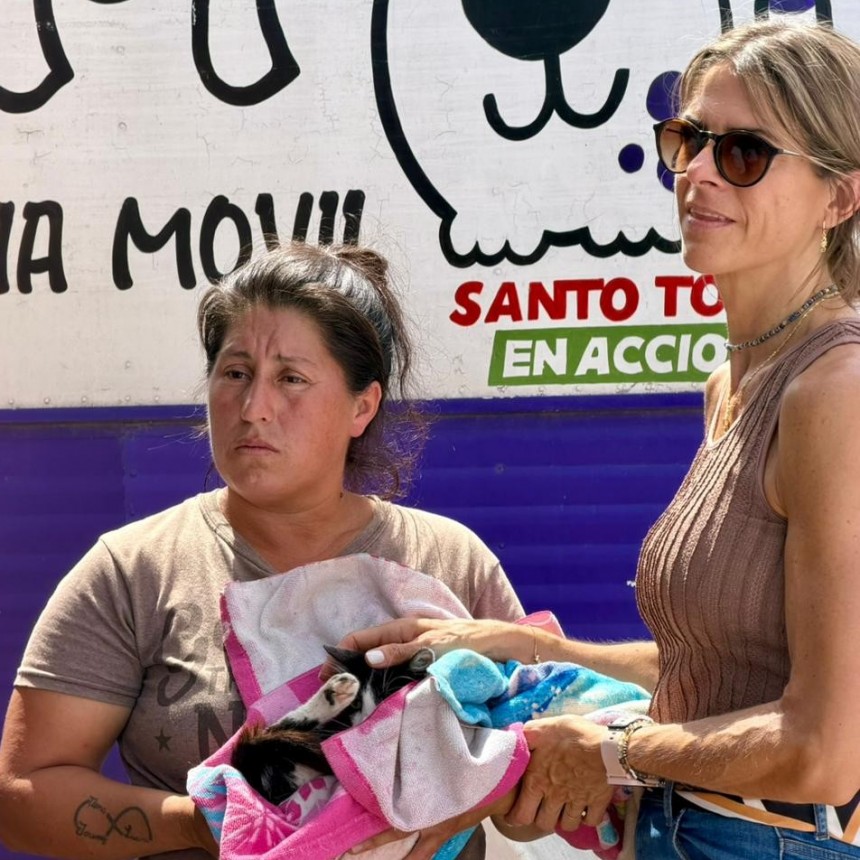 Nueva jornada municipal masiva de atención veterinaria en barrio Los Hornos