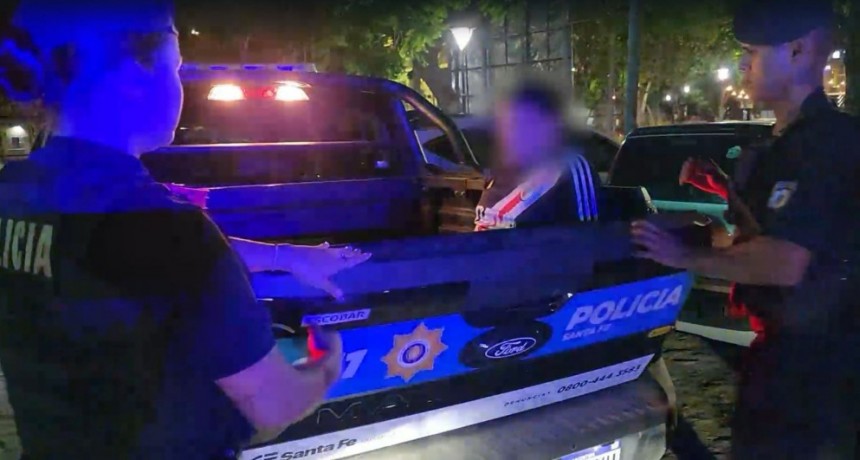 Amplio despliegue policial por los trapitos en la ciudad de Santa Fe