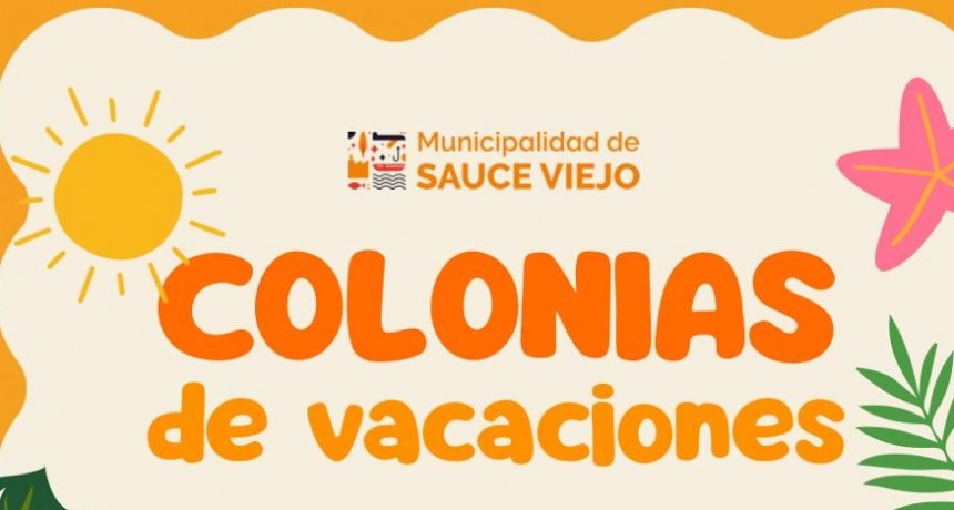 Sauce Viejo abre las inscripciones para las Colonias Municipales