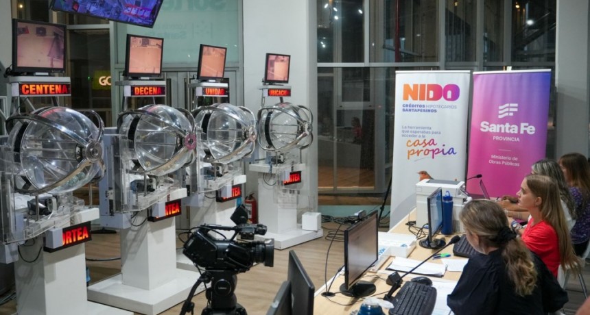Créditos Nido: se realizó el sorteo para los departamentos Rosario y La Capital