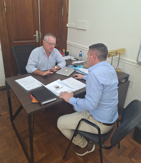 Ciclovía en San Agustín: el presidente comunal presentó el proyecto para la primera etapa