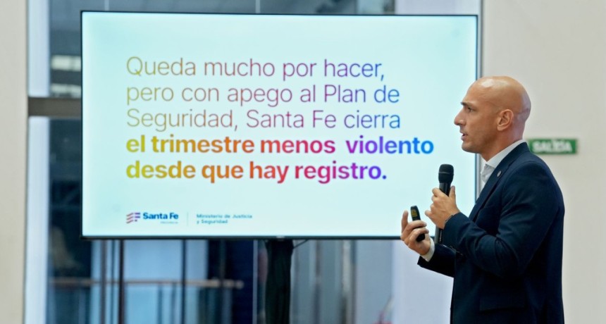 Santa Fe cerr&oacute; el primer trimestre con una ca&iacute;da sin precedentes del 70 % en homicidios dolosos