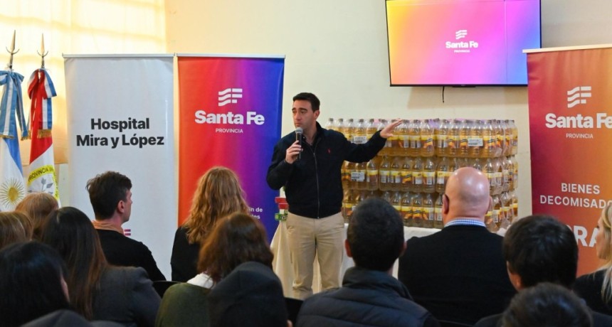 Provincia entreg&oacute; insumos recuperados del delito y garantiza obras de infraestructura en salud mental