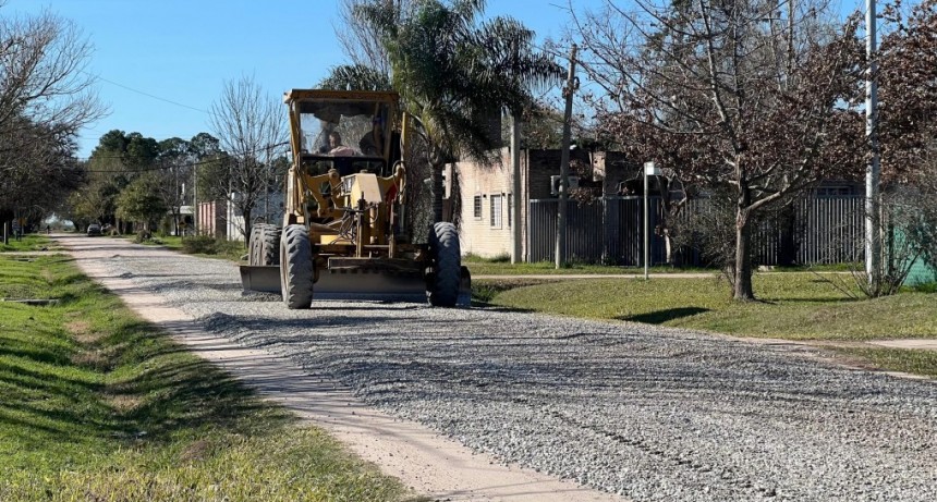 La Municipalidad de Sauce Viejo avanza con el plan de mejoramiento vial