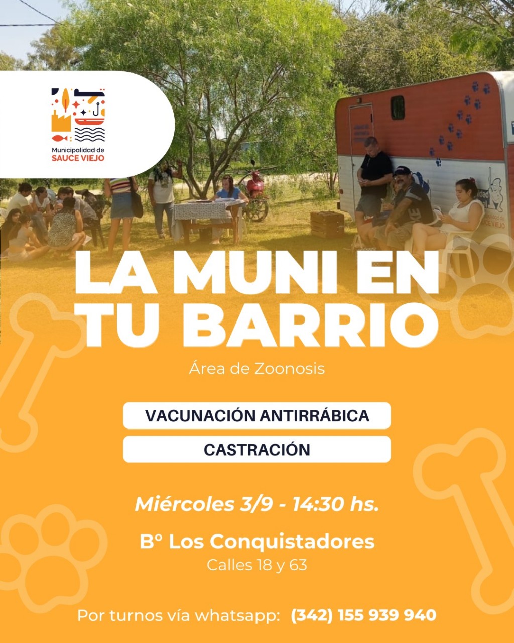 Sauce Viejo: “La Muni en tu Barrio” llega al barrio Los Conquistadores