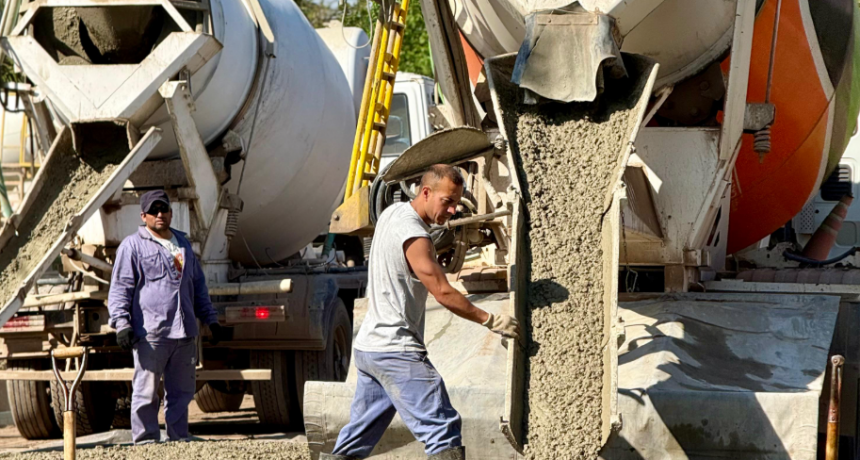 Continúa el Plan de Pavimentación en Santo Tomé