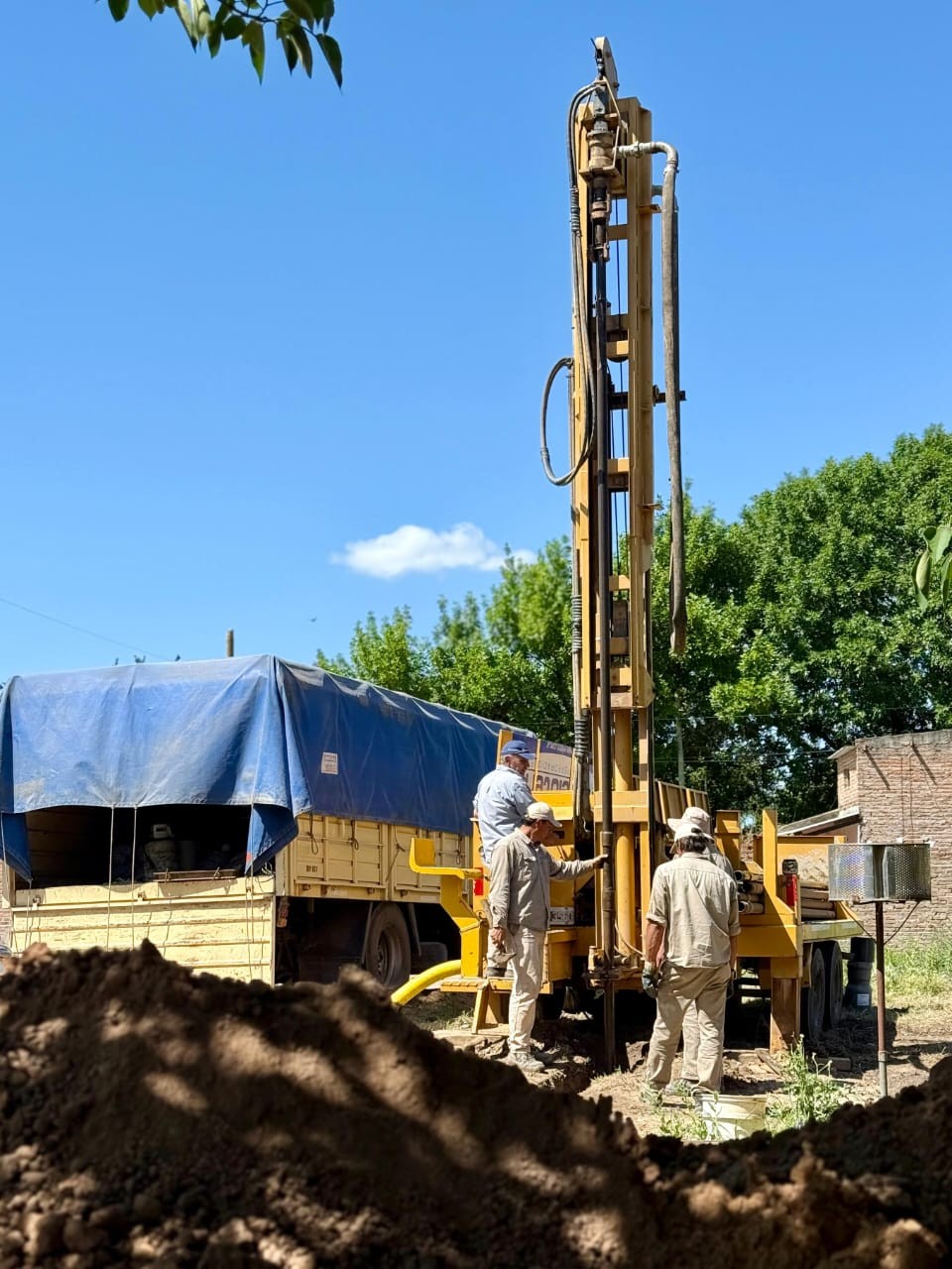 Santo Tomé: avanza una nueva perforación de agua potable en Villa Libertad