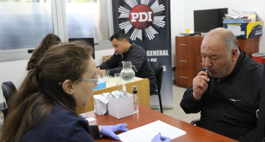 Provincia continúa con los narcotest a funcionarios y fuerzas de seguridad